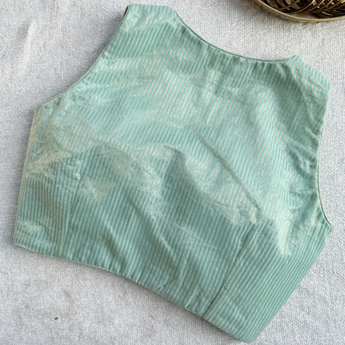 Vasundra Blouse - Turquoise Blue