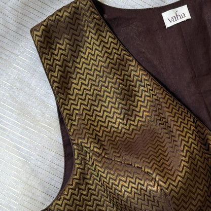Ragini Blouse - Brown