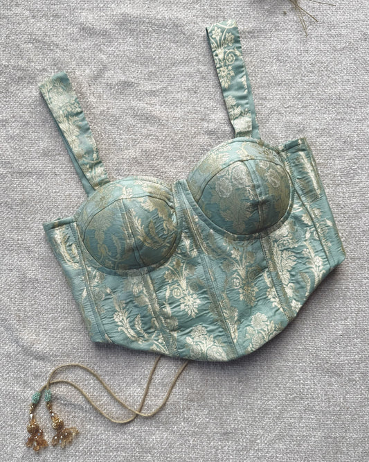 ilavarasi corset - Pastel Blue