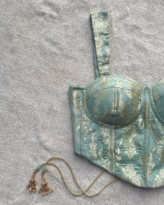 ilavarasi corset - Pastel Blue