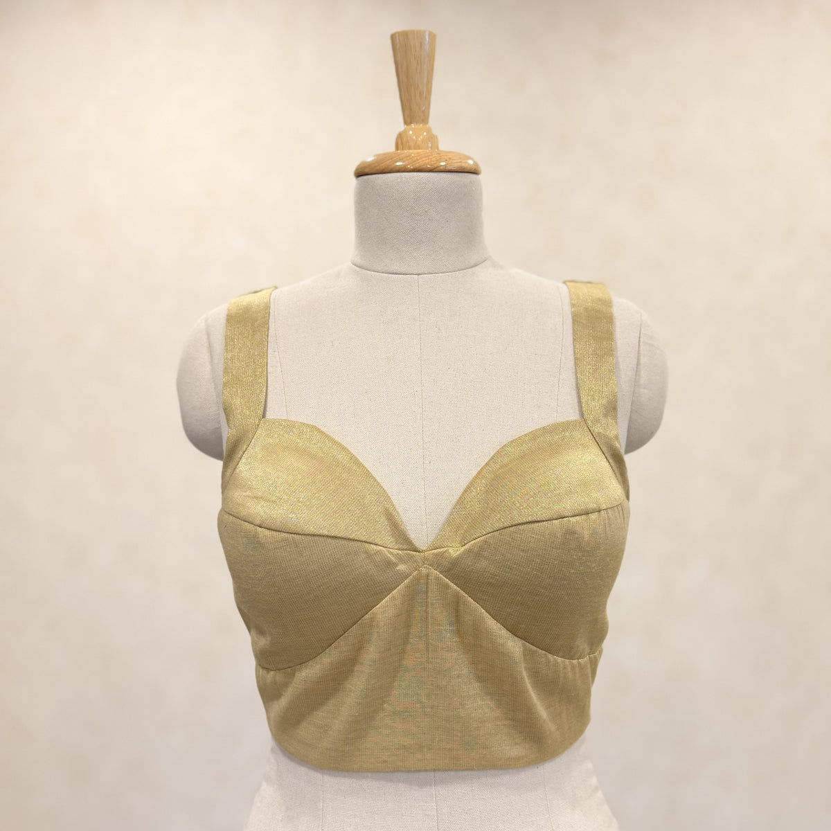 Fish Cut Blouse - Yellow gold