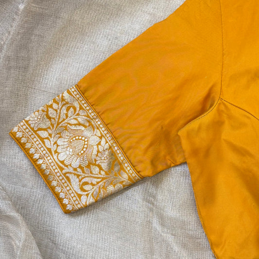 Neelambari Blouse - Mustard Yellow