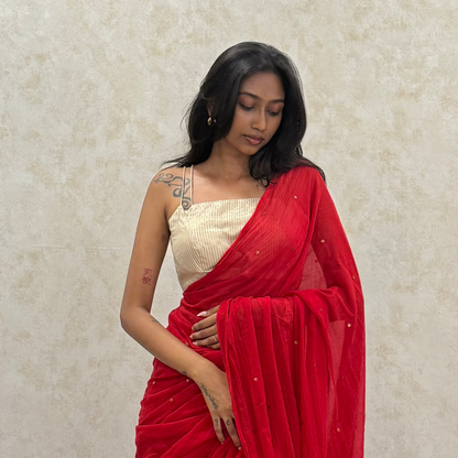 iksha blouse - ivory