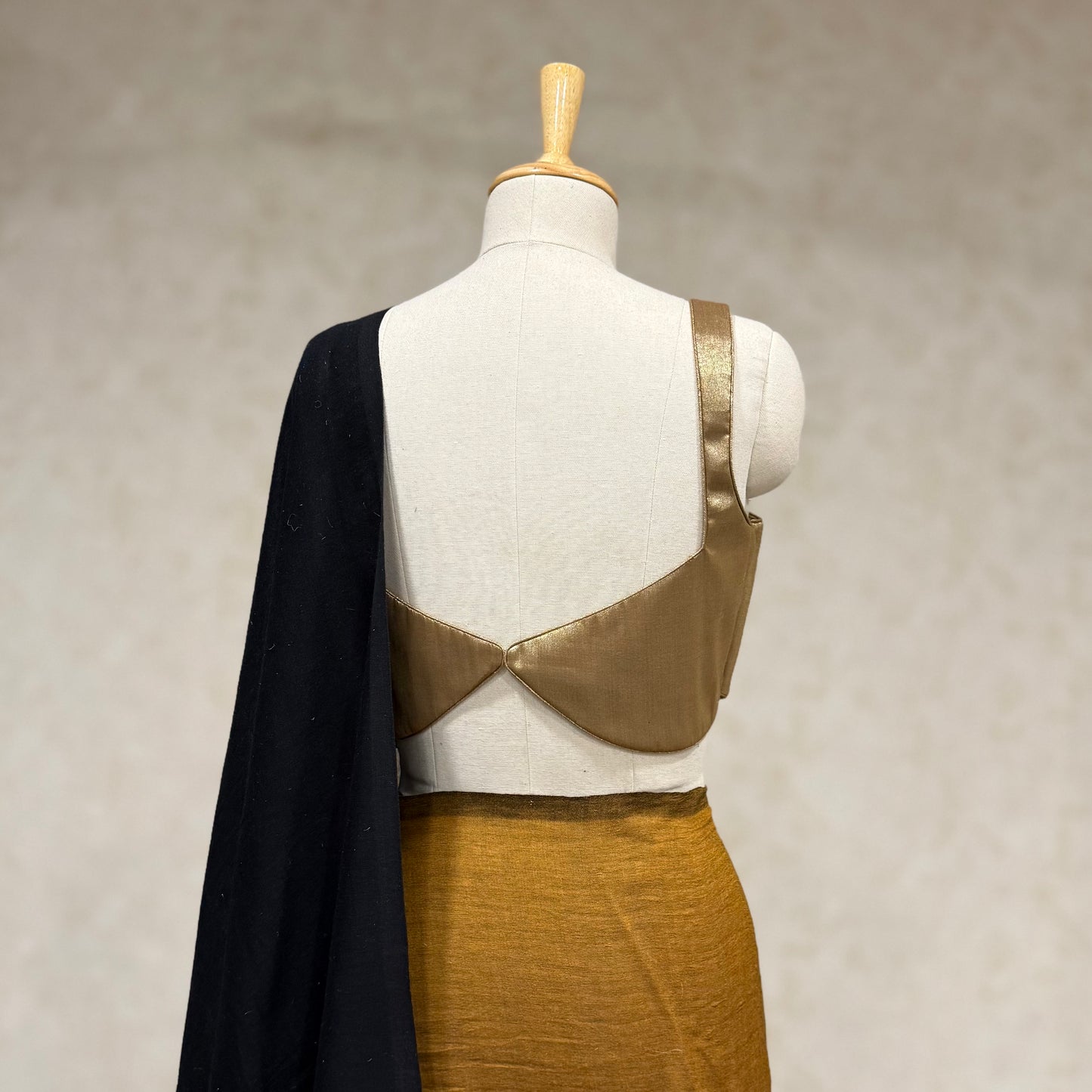Moon Back Blouse - Dark bronze