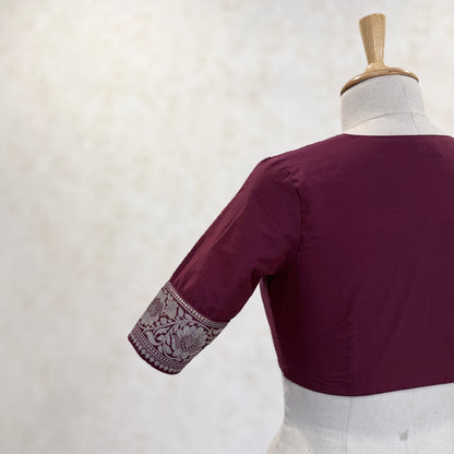 Neelambari Blouse - Cherry