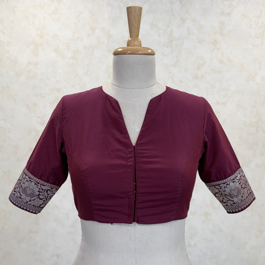 Neelambari Blouse - Cherry