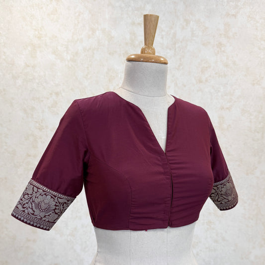 Neelambari Blouse - Cherry
