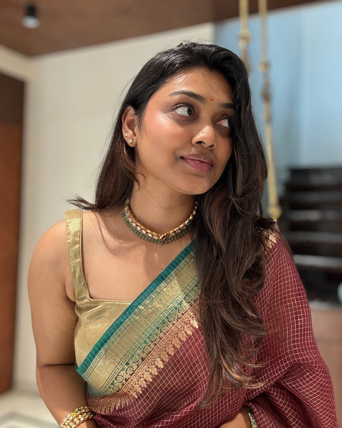 Moon Back Blouse