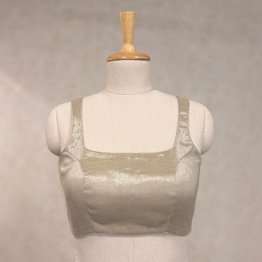 Moon Back Blouse - Silver sand
