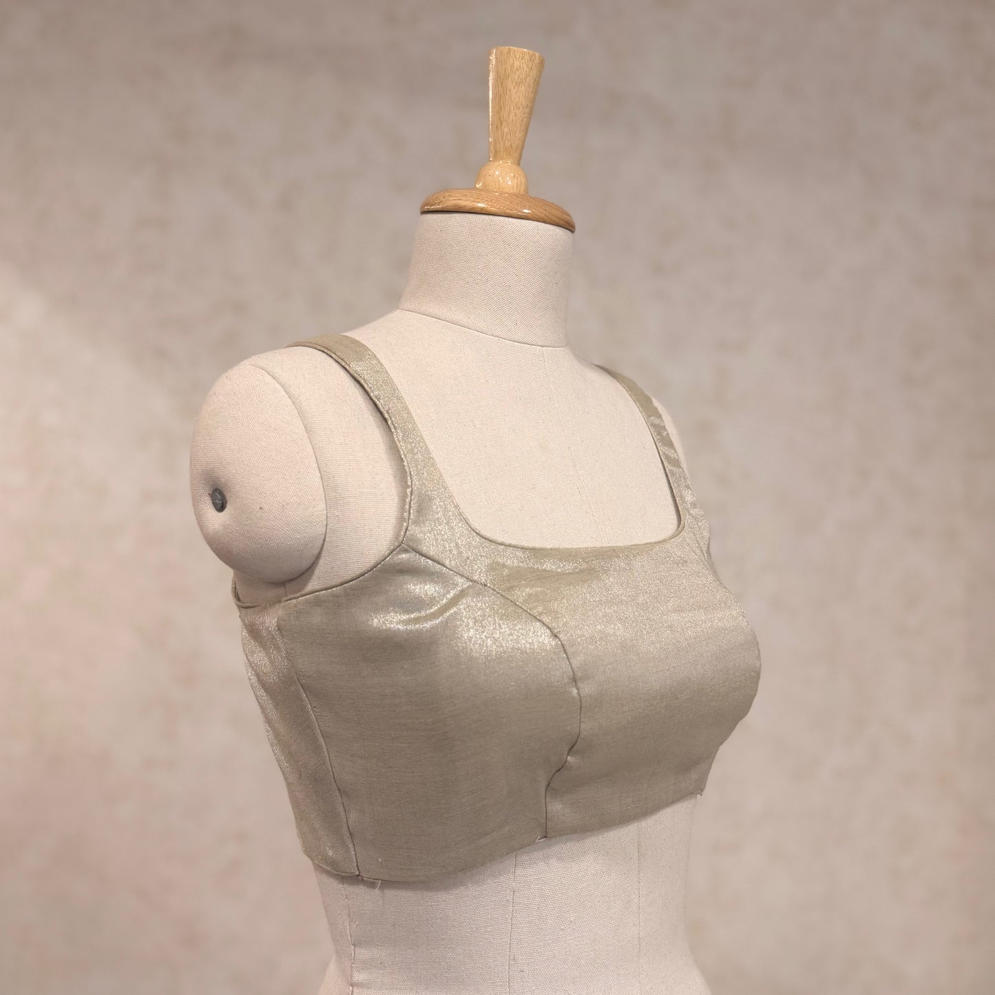 Moon Back Blouse - Silver sand