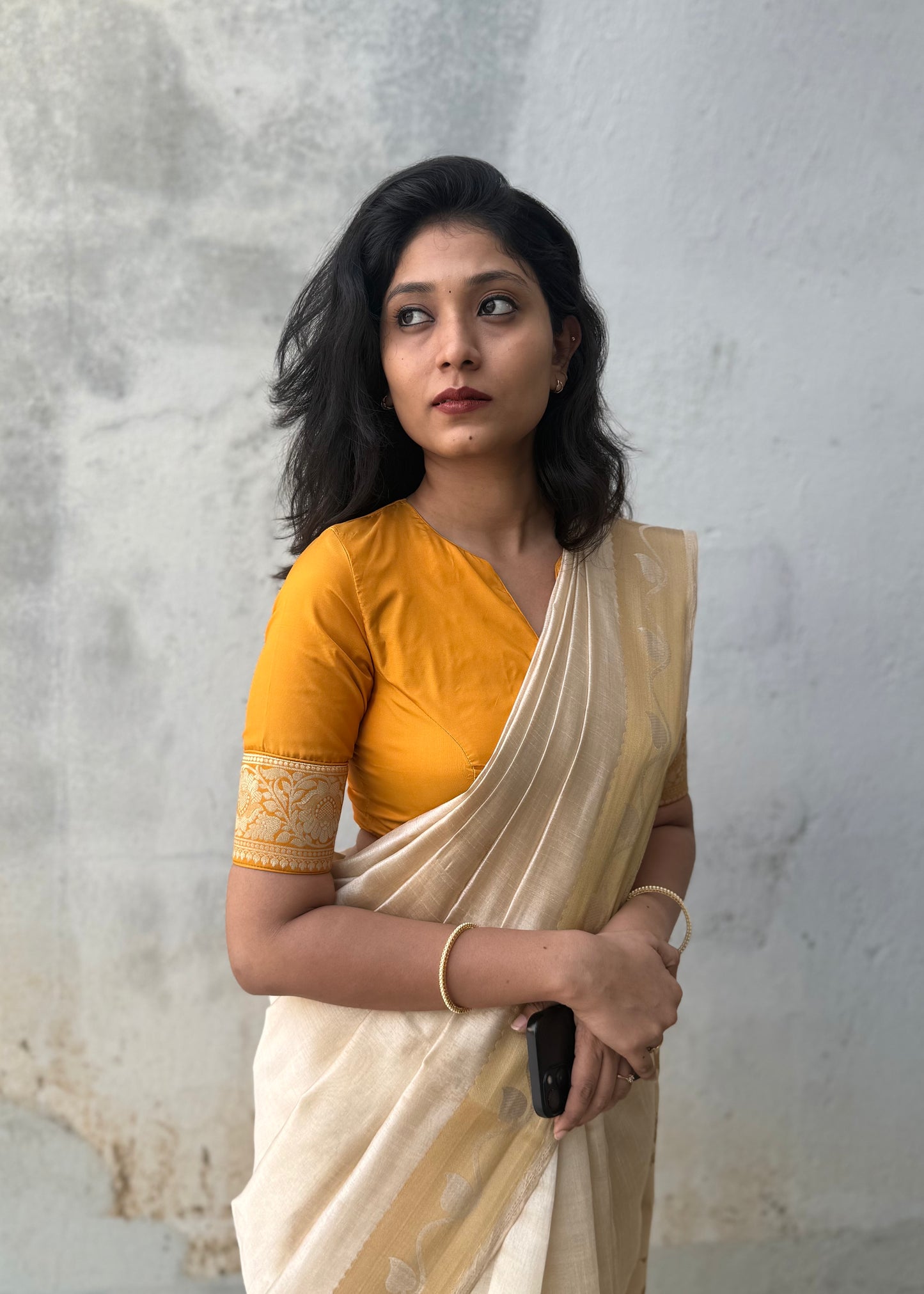 Neelambari Blouse - Cherry