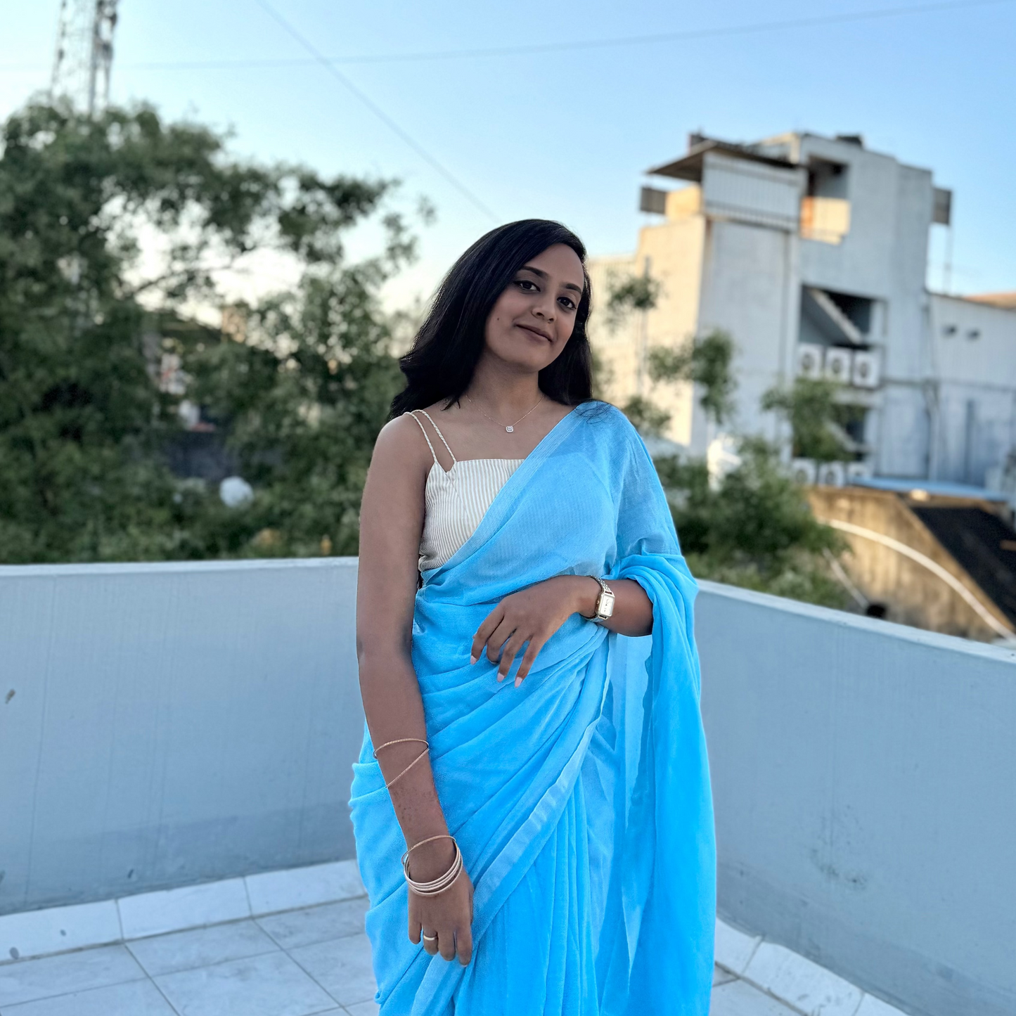 iksha blouse - ivory